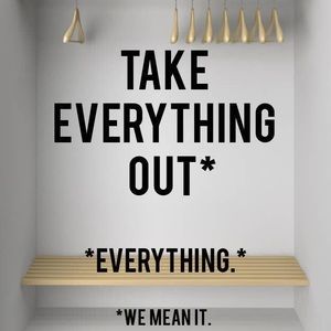 Closet clean out! Make an offer!